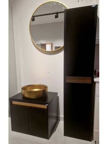 Dubai Nero vertikala 35x160 konzolna polica 301275 Dubai Nero vertikala 35x160 konzolna polica 301275